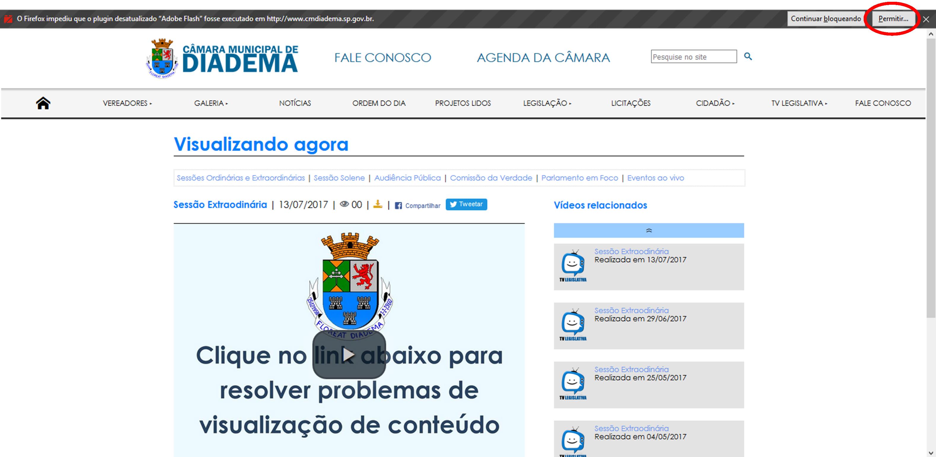Resolvendo problemas de visualização